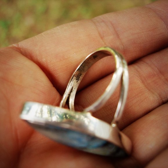 Quantrum quattro ring sterling size 8 1/2 - Picture 9 of 10